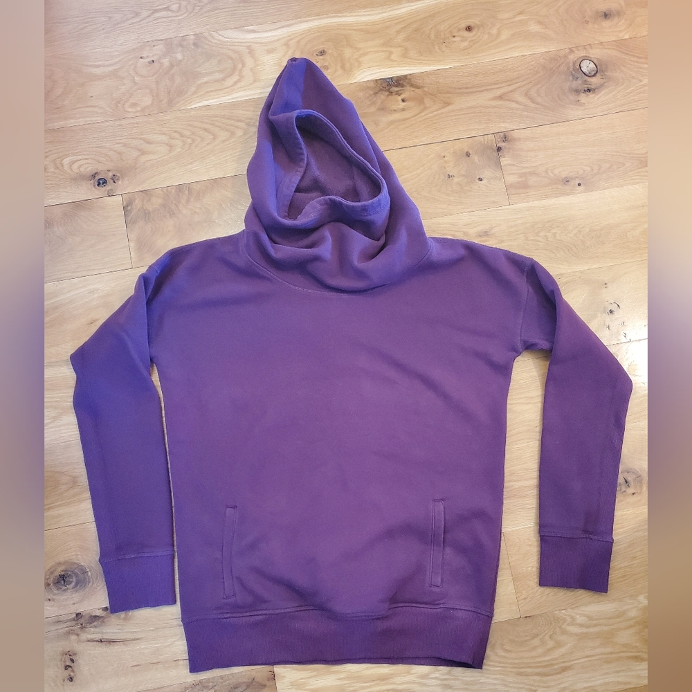 Purple zyia oh so soft hoodie sweatshirt